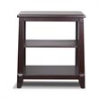 Pemberly Row Modern / Contemporary Nightstand in Espresso Finish