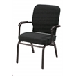 Pemberly Row Big and Tall Guest Chair - Tested for 500 lbs - Black Fabric