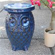Pemberly Row Modern / Contemporary Wise Owl Ceramic Garden Stool