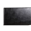 Pemberly Row Faux Leather Upholstered King Headboard in Black