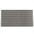 Pemberly Row 7-Piece Outdoor Patio Wood and Aluminum Dining Set in Silver/Black