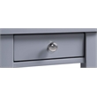 Pemberly Row Three Tier End Table With Drawer in Gray Wood Finish