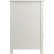 Pemberly Row 3-Drawer Transitional Wooden File Cabinet in White