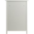 Pemberly Row 3-Drawer Transitional Wooden File Cabinet in White