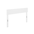 Pemberly Row Solid Wood Full Size Contemporary Headboard in White