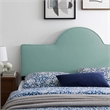 Pemberly Row King/California King Performance Velvet Headboard in Mint Green