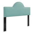 Pemberly Row King/California King Performance Velvet Headboard in Mint Green