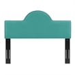 Pemberly Row King/California King Performance Velvet Headboard in Teal Green