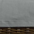 Pemberly Row Polyester Fabric Outdoor Dining Set Cover in Gray