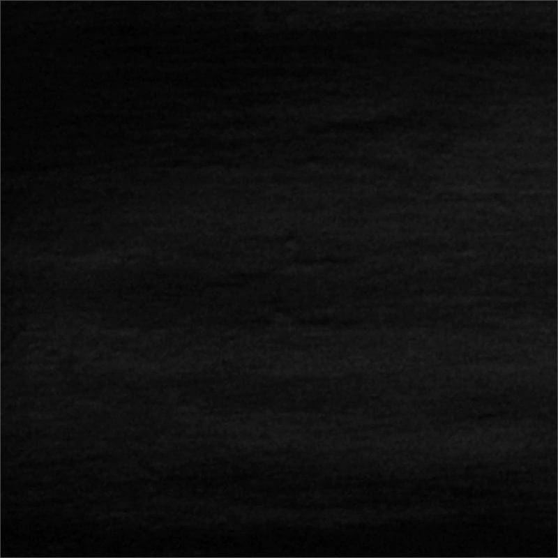 Pemberly Row Wooden Vinyl Seat Folding Chair in Black (Set of 2)