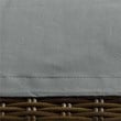Pemberly Row Contemporary Polyester Fabric Outdoor Chaise Cover in Gray