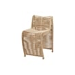 Pemberly Row Rope and Metal Counter Stool in Tan Finish Set of 2