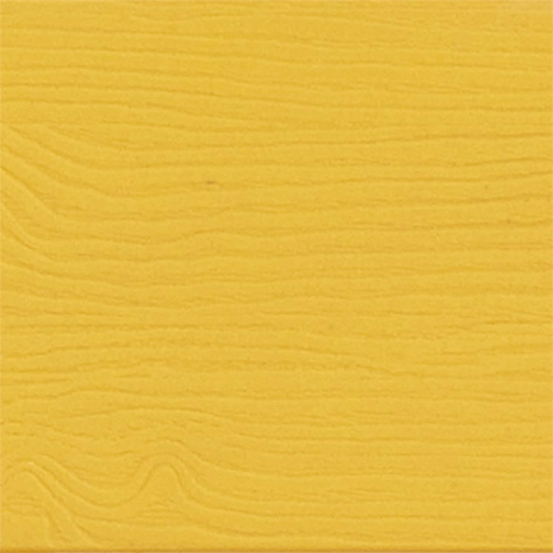 Pemberly Row Contemporary Faux Wood Adirondack Chair In Yellow