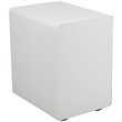 Pemberly Row 3 Drawer Modern Mobile File Cabinet in White and Charcoal