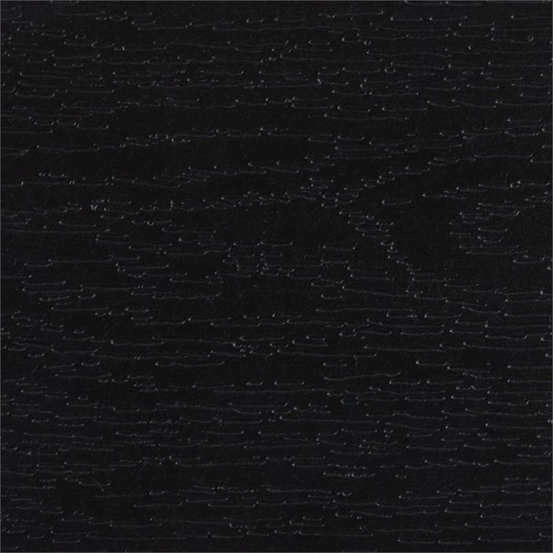 Pemberly Row Contemporary All-Weather Poly Resin Rocking Chair in Black