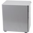 Pemberly Row 3 Drawer Smooth Modern Mobile File Cabinet in Gray
