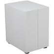 Pemberly Row 3 Drawer Smooth Modern Mobile File Cabinet in White