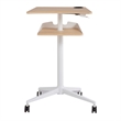 Pemberly Row Pneumatic Height-Adjustable Stand-Up Mobile Workstation
