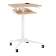 Pemberly Row Pneumatic Height-Adjustable Stand-Up Mobile Workstation