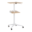 Pemberly Row Pneumatic Height-Adjustable Stand-Up Mobile Workstation
