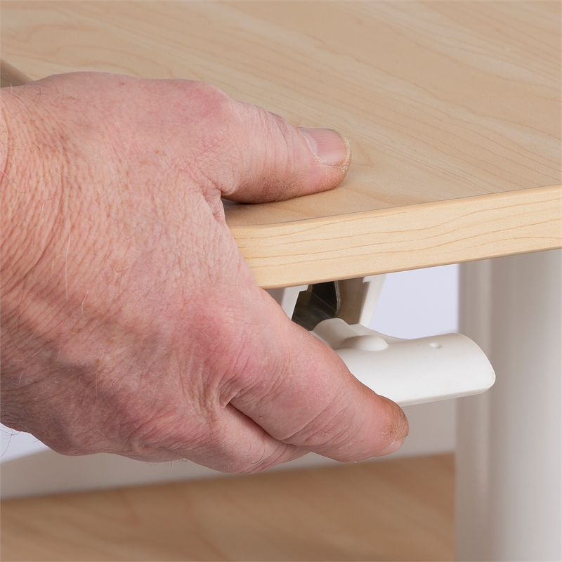 Pemberly Row Pneumatic Height-Adjustable Stand-Up Mobile Workstation