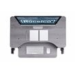 Pemberly Row Adjustable Standing Desk Converter and Anti Fatigue Mat Bundle Gray