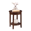 Pemberly Row Set of 3 - 2 End Tables and Coffee Table in Espresso Wood