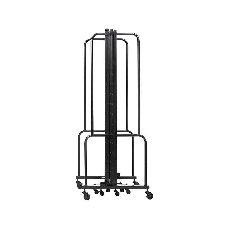Pemberly Row 6ft Modern Metal Room Divider with 5 Sections in Black