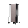 Pemberly Row 6ft Modern Metal Room Divider with 7 Sections in Gray