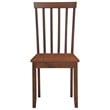 Pemberly Row Contemporary Rubber Wood Dining Chairs in Walnut (Set of 4)