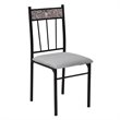 Pemberly Row 5 Pieces Wood Dining Set with Table and 4 Chairs in Gray Finish