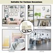 Pemberly Row Upholstered Rocking Chair with Pillow in Beige (Set of 2 Dual-use)