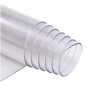 Pemberly Row 47'' x 47&quot Contemporary PVC Floor Chair Mat in Clear