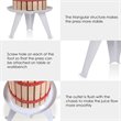 Pemberly Row Wood & Iron Crusher Juice Maker Tool/Wine Press in Red