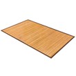 Pemberly Row 5' x 8' Contemporary Natural Bamboo Area Rug in Natural