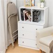 Pemberly Row Contemporary Sponge and Steel Dining Chairs in Beige (Set of 6)