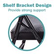 Pemberly Row Upholstered Padded Fabric Folding Chairs in Black (Set of 4)