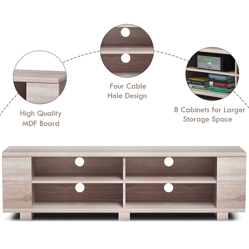 Pemberly Row TV Stand/Entertainment Center for TV's up to 60
