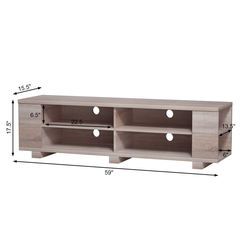Pemberly Row TV Stand/Entertainment Center for TV's up to 60