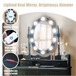 Pemberly Row P2 MDF Vanity Dressing Table Set with 4 Drawers in Black