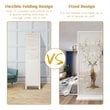 Pemberly Row 4-panel Contemporary Wood Folding Privacy Room Divider in White