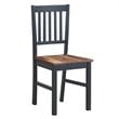 Pemberly Row 5-piece MDF and Rubber Wood Dining Table Set with 4 Chairs in Black
