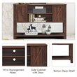 Pemberly Row TV Stand Console for TVs up to 60