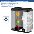 Pemberly Row 16-gallon Stainless Steel Dual Step Trash Can in Silver