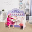 Pemberly Row 2-in-1 Kid Kitchen/Cafe Restaurant Pretend Cooking Playset Toy-Pink