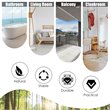 Pemberly Row 4-panel Wood Folding Room Divider with V-shaped Design in White