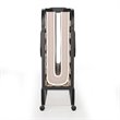 Pemberly Row Sturdy Metal Frame & Foam Mattress Rollaway Guest Folding Bed-Black