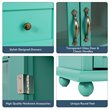 Pemberly Row Buffet Sideboard Table Kitchen Storage Cabinet in Green