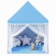 Pemberly Row Large Kids Play Tent/Playhouse Children/Castle Fairy Tent-Mat Blue
