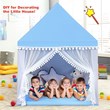 Pemberly Row Large Kids Play Tent/Playhouse Children/Castle Fairy Tent-Mat Blue